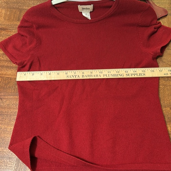 Gorgeous Rust/red Neiman Marcus M cashmere sweater - Picture 4 of 5